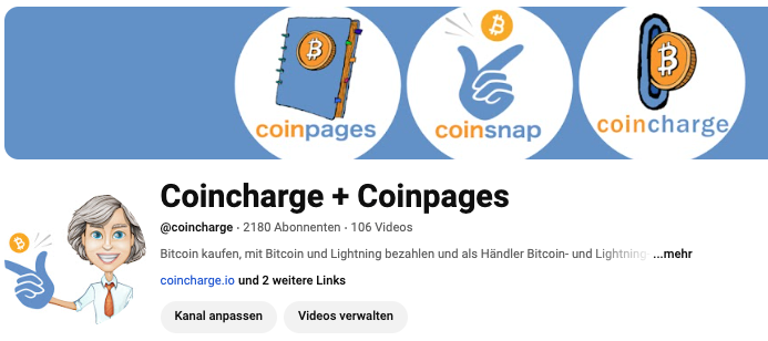coincharge YouTube Kanal