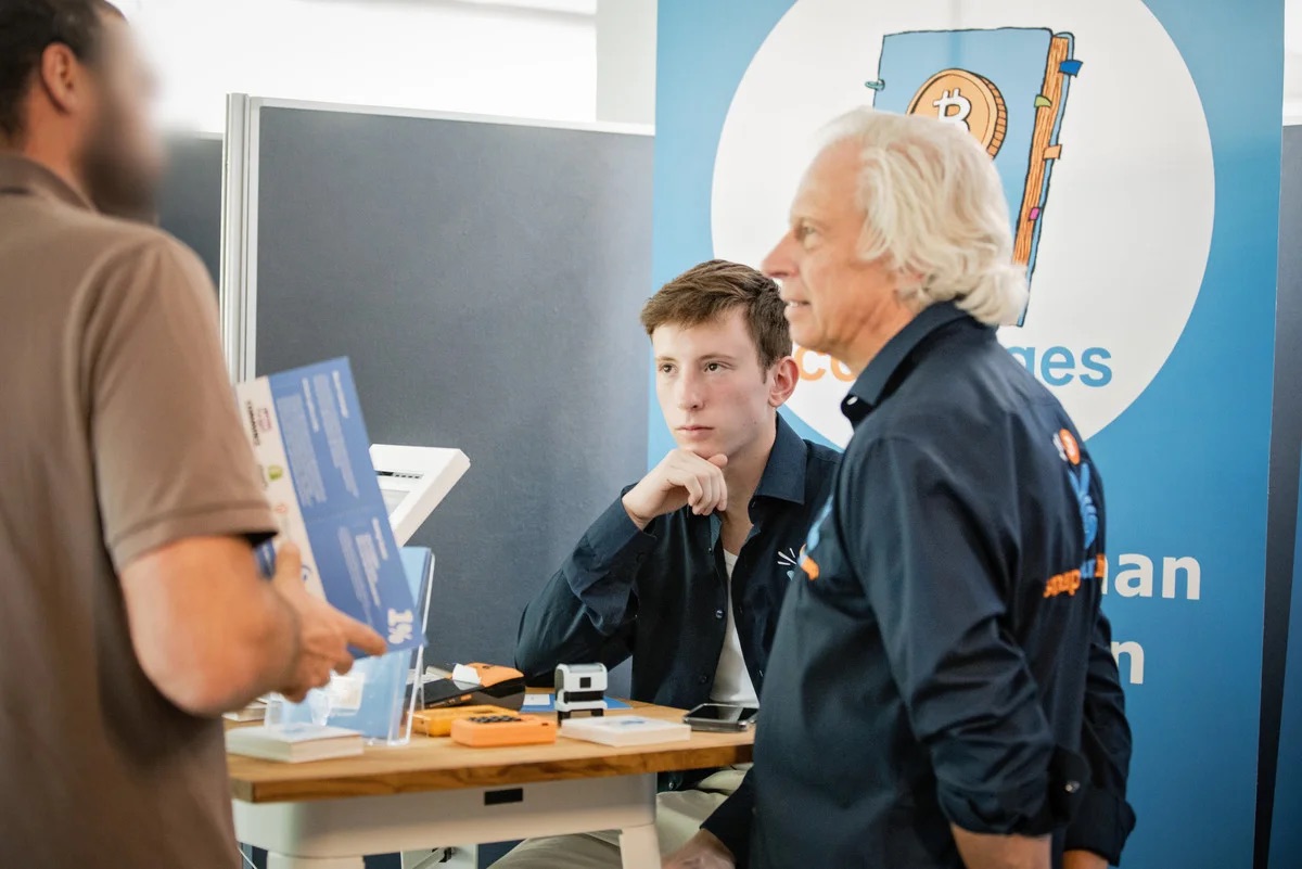 Austeller auf Blocktrainer Event